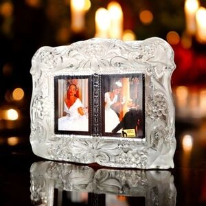 Home Beautiful Made in Germany Crystal glass 2 pane Memory Frame